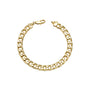Gold chain anklets on a white background