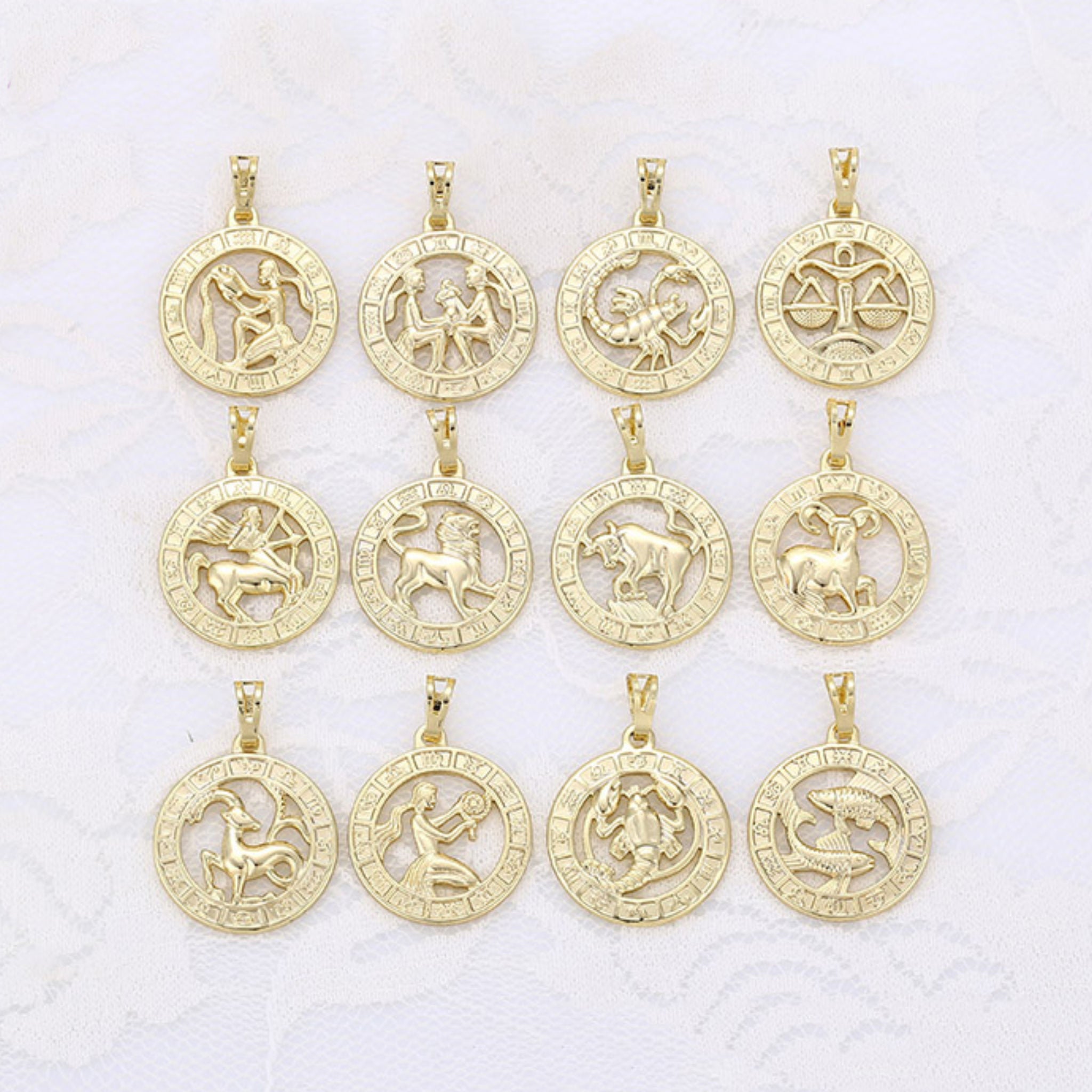 Zodiac Charm - 14K Gold-Plated
