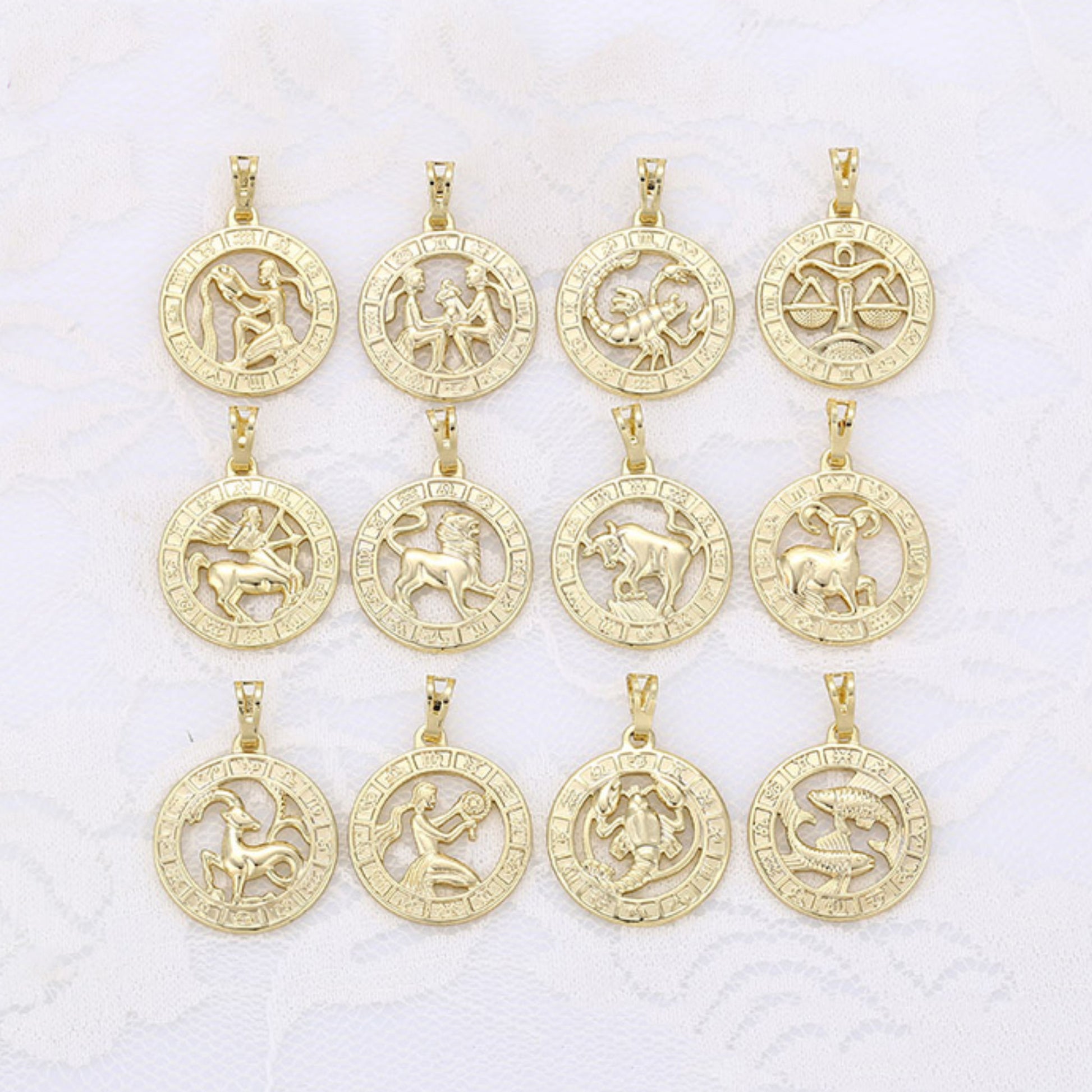 Zodiac Charm - 14K Gold-Plated