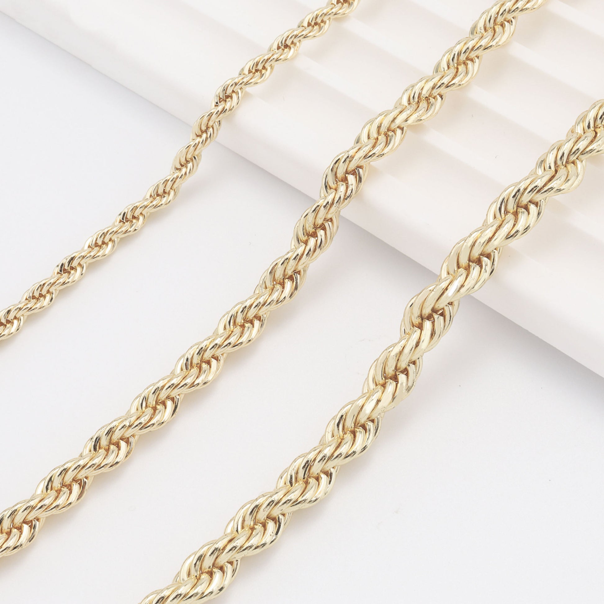 Rope Chain Necklace - 14K Gold-Plated